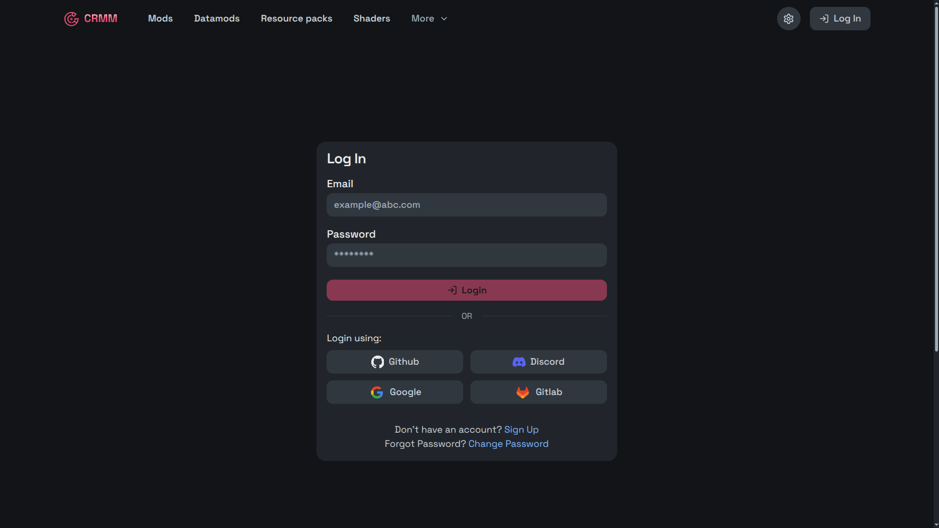 Login