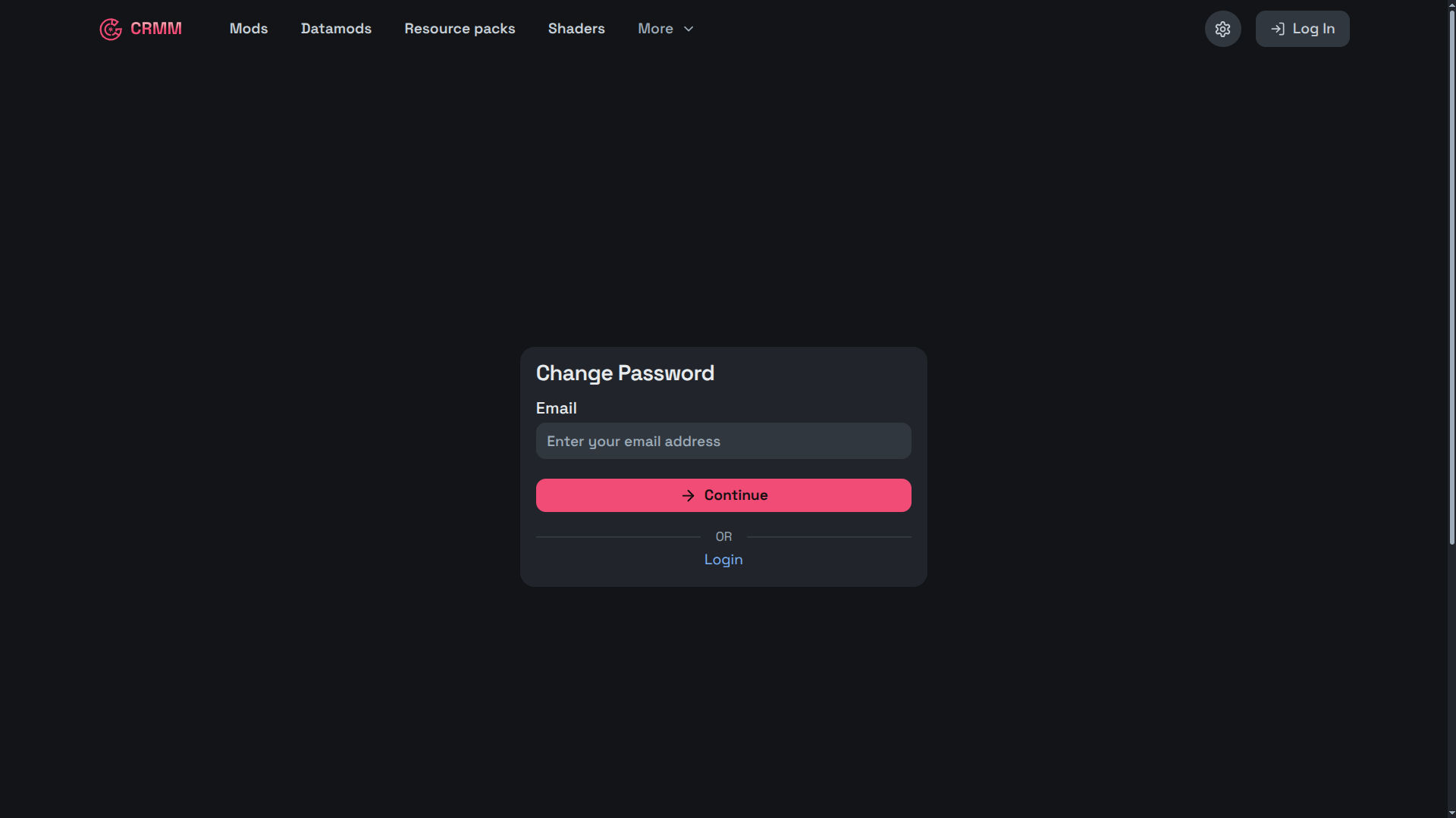 Password Reset